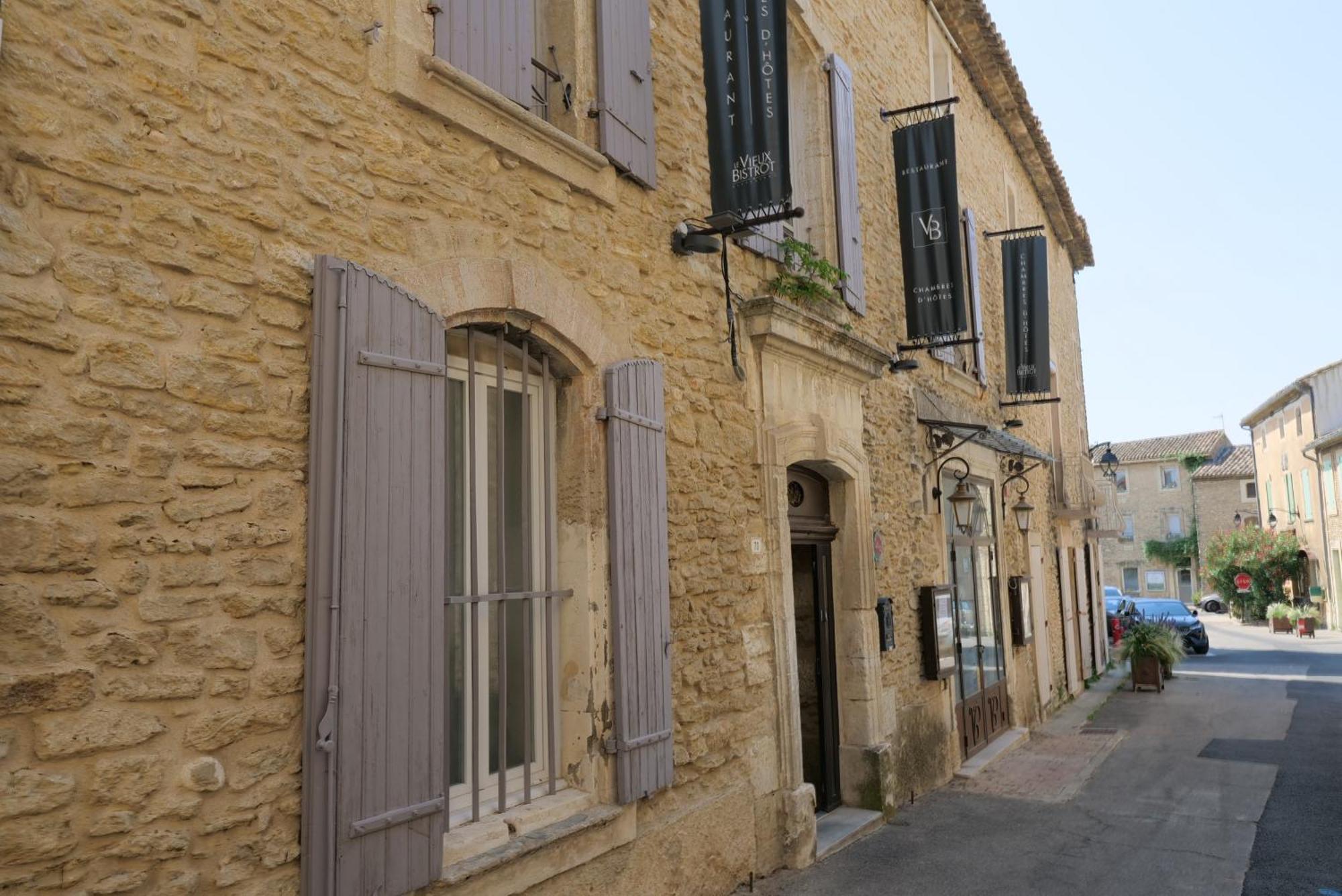 Chambres Du Vieux Bistrot Cabrières-dʼAvignon Exterior foto